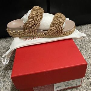 Valentino Garavani Torchon Rockstud Braided Espadrillas Slide Women EU 37